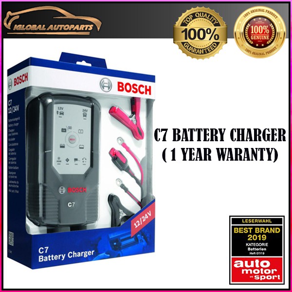 Bosch C7 Battery Charger 12/24Volts 018999907M Shopee Malaysia