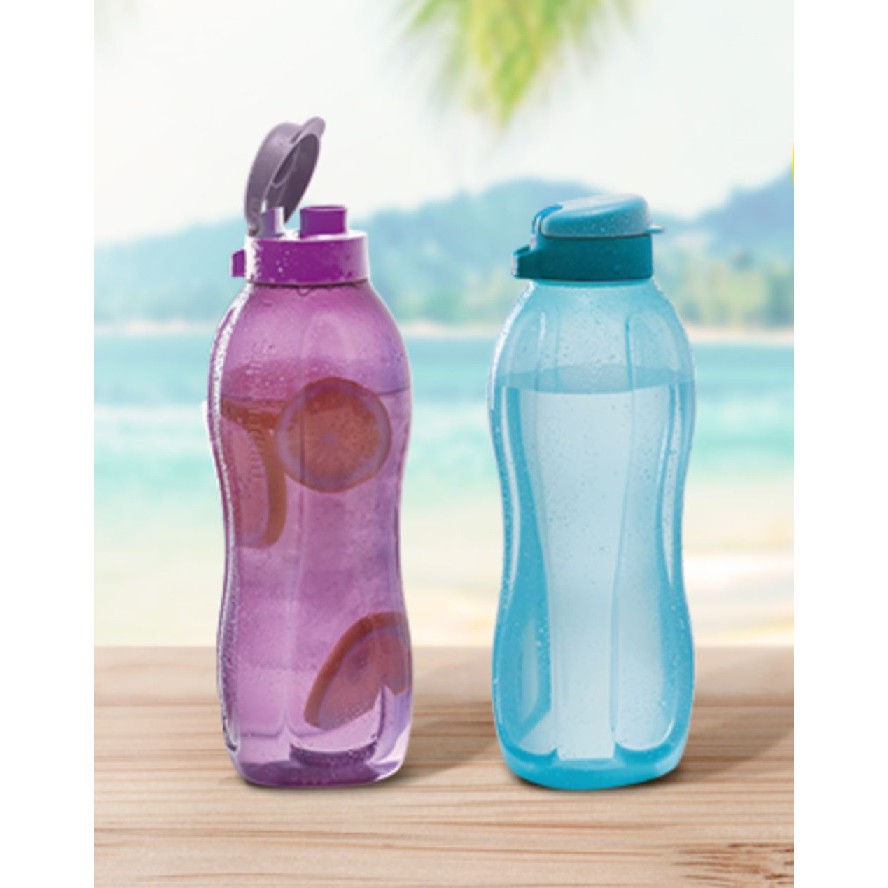 Tupperware (1 or 2 Bottles) 1.5L Eco Bottle, 1.5 Liter Drinking Bottle