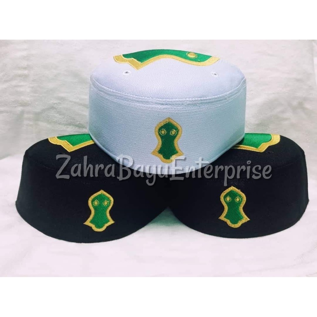 KOPIAH LOGO CAPAL NABI HITAM & PUTIH ( New Design
