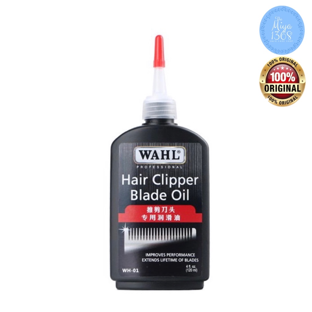 [100 Original] WAHL Oil Lubricant for Hair Clipper Blade 120ml