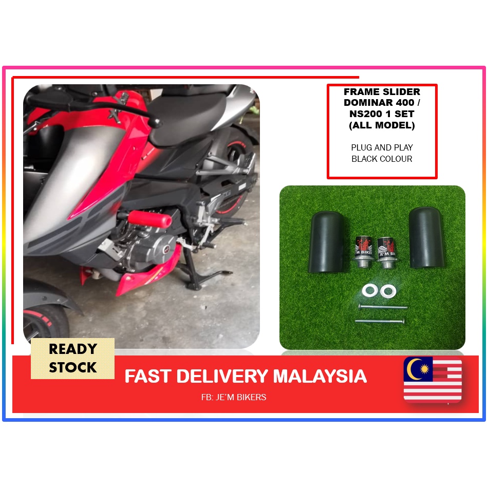 FRAME SLIDER DOMINAR 400 / NS200 / NS160 1 SET Shopee Malaysia