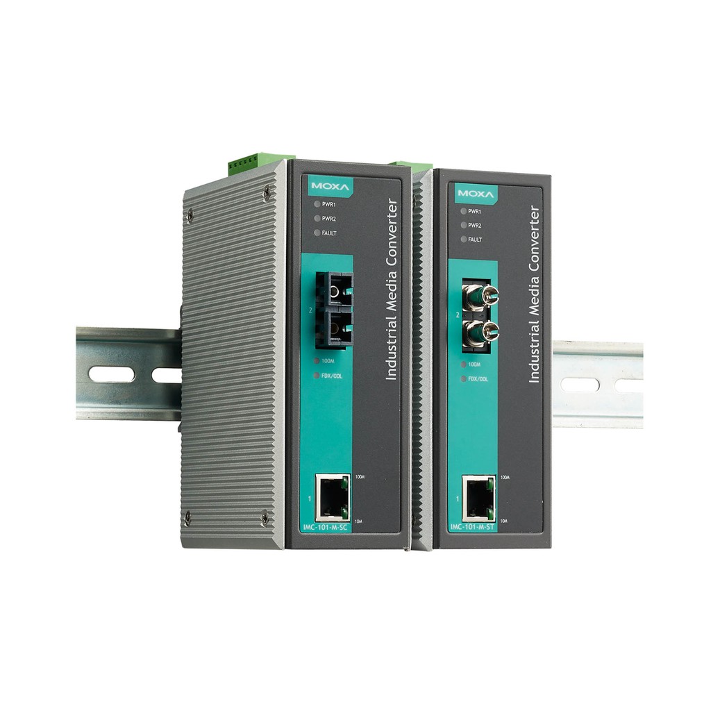 IMC101SSC Moxa to Fiber media converter, 10/100BTX to