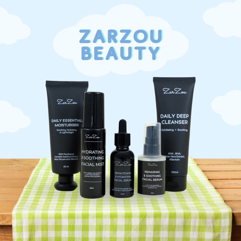 Zarzou Beauty / Serum / Face Mist / Moisturiser / Cleanser Shopee