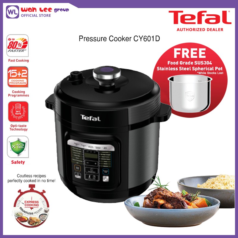 Tefal Home Chef Smart Multicooker Pressure Cooker CY601D WAH LEE STORE