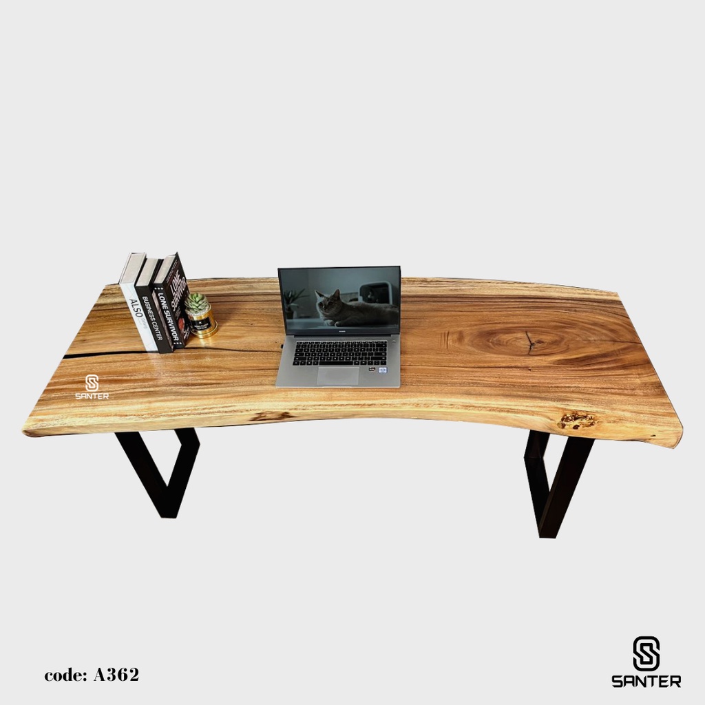 A362. Raintree Solid Wood Office Table / Study Table Shopee Malaysia