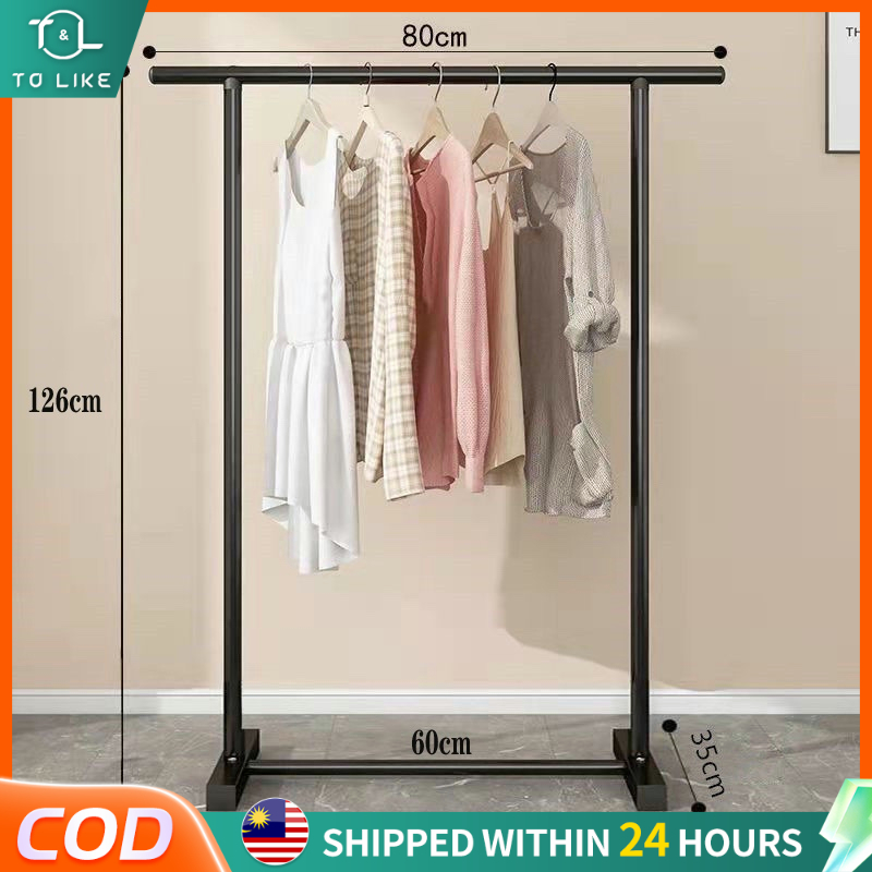 Dormitory Clothes Rack Drying Racks Cloth Hanging Rack Rak Pakaian