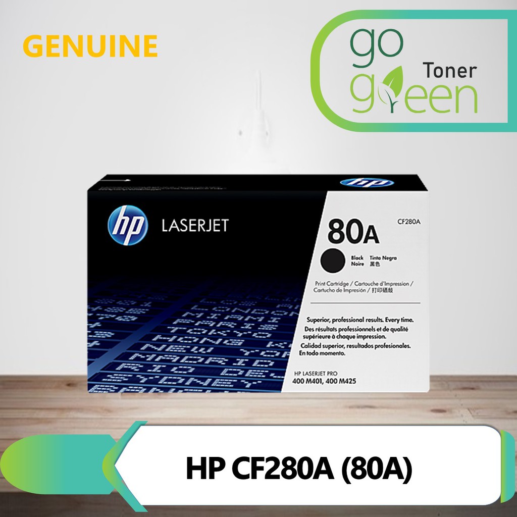 Genuine Original HP 80A CF280A Black Original LaserJet Toner Cartridge