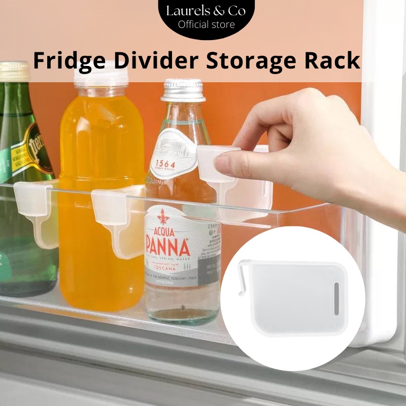 LAURELS Refrigerator Partition Divider Storage Rack, Adjustable