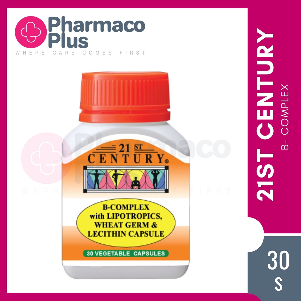 21st Century with Lipotropics, Wheat Germ & Lecithin, (30s) boost energy healthy brain