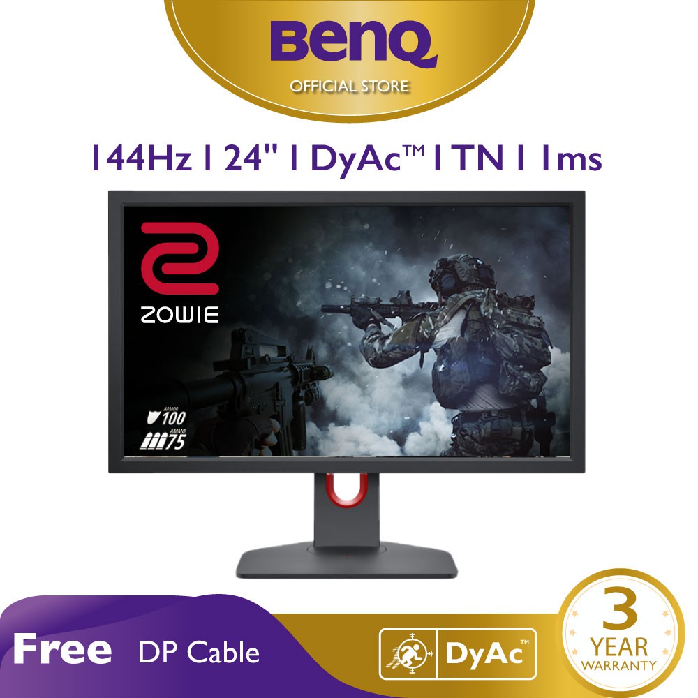 [New] BenQ ZOWIE XL2411K 144Hz DyAc FHD 24 inch Esports Gaming Monitor