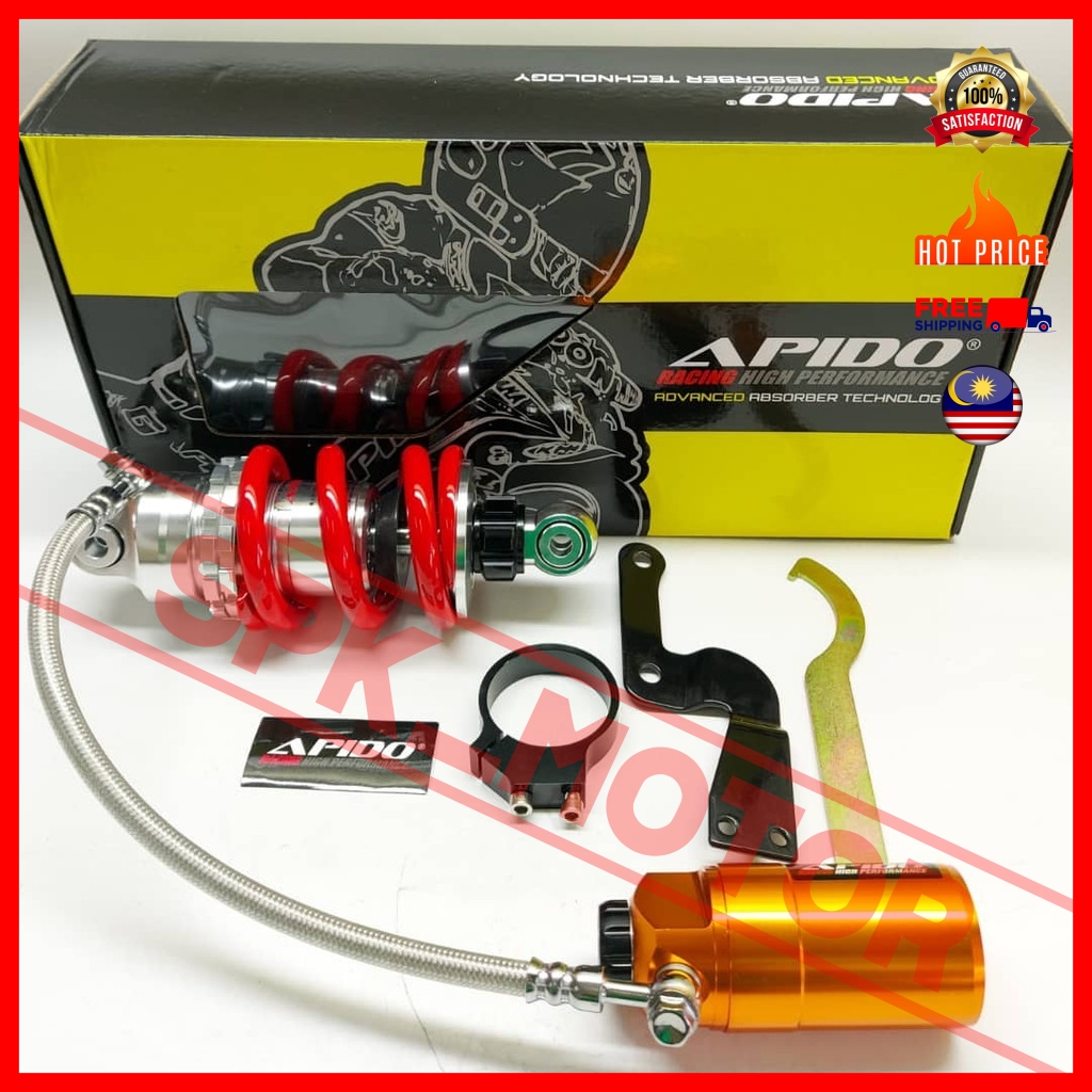 Apido Yamaha LC135 LC 135 135LC Red Adjustable Tank Gas Rear Monoshock