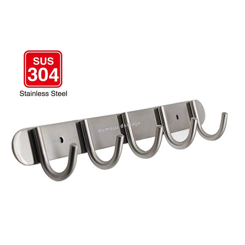 Heavy Duty SUS304 Stainless Steel Hook Steel Hanger Steel Coat Hook 5 /