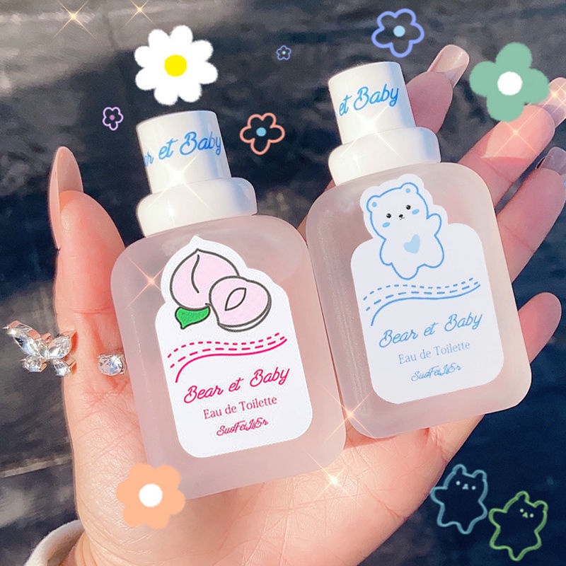 [Fresh baby fragrance] Bear baby perfume female students lasting fresh natural peach fruit