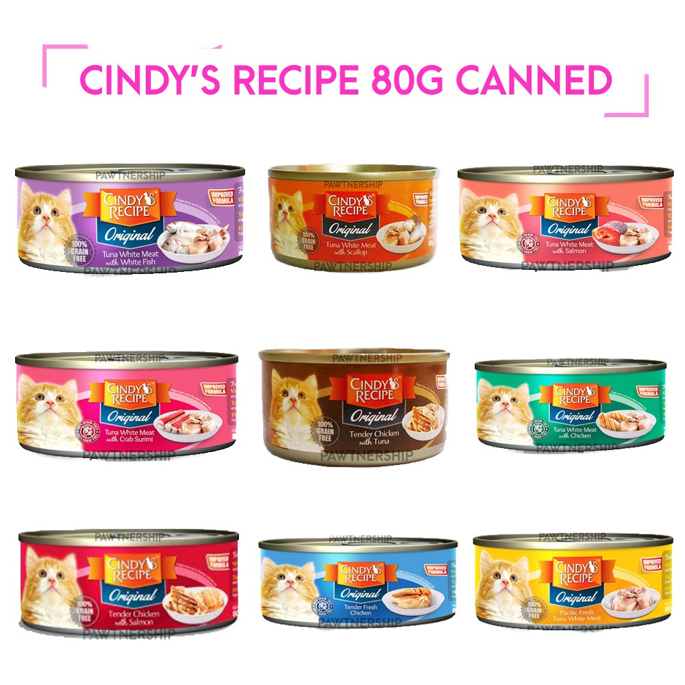 Cindy’s Recipe Cat Wet Food Premium Cat Canned Food Cat Canned Food 80g