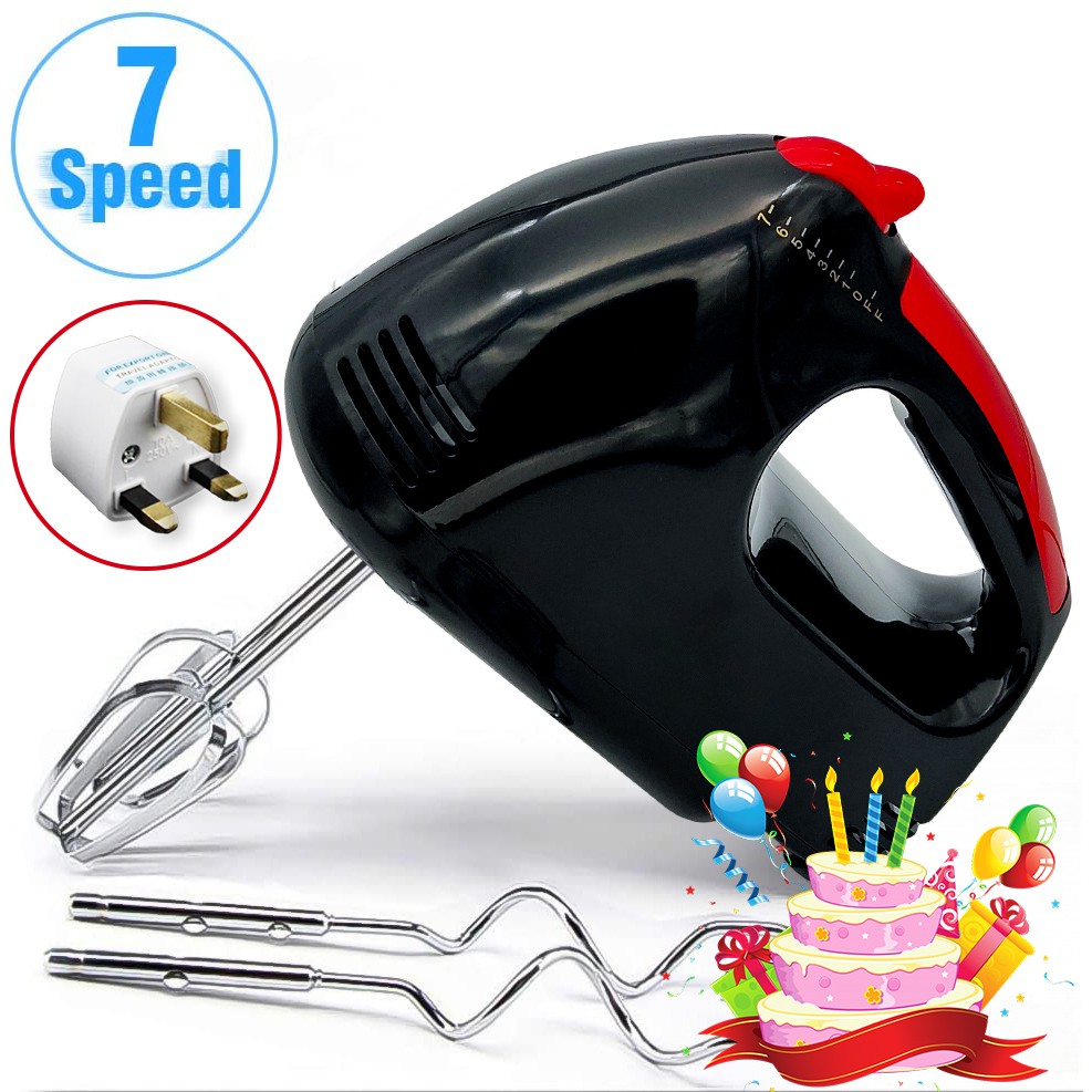 Hand Mixer Portable Baking Electric 7 Speed Hand Mixer