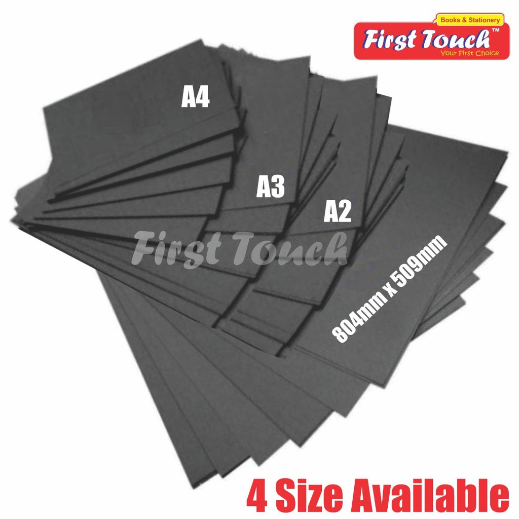Mounting Board Black A4 / A3 / A2 Shopee Malaysia