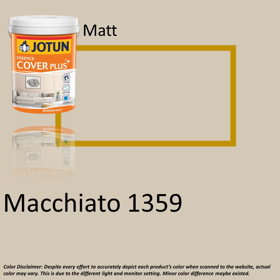 Jotun Paint 5L Essence Cover Plus Matt 1359 Macchiato / wall paint