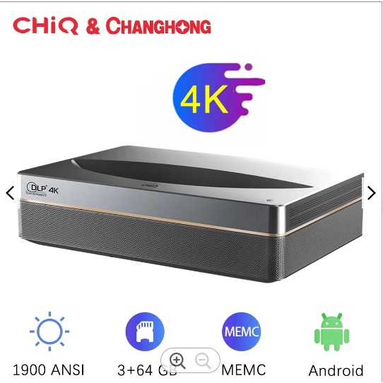 Chang Hong CHiQ B5U 4K Laser TV Ultra Short Throw Projector 1900 ANSI