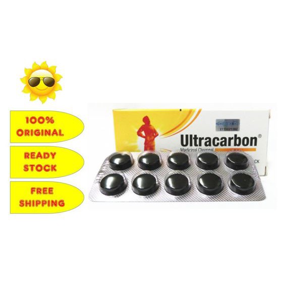 Ultracarbon Charcoal Tablets 10's (1 strip) Shopee Malaysia