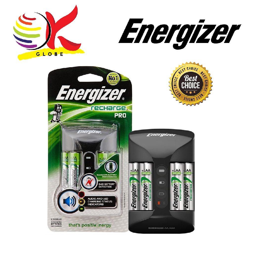 ENERGIZER PRO CHARGER CHPRO NIMH BATTERY RECHARGE 2000MAH FOR 2 AA OR 4