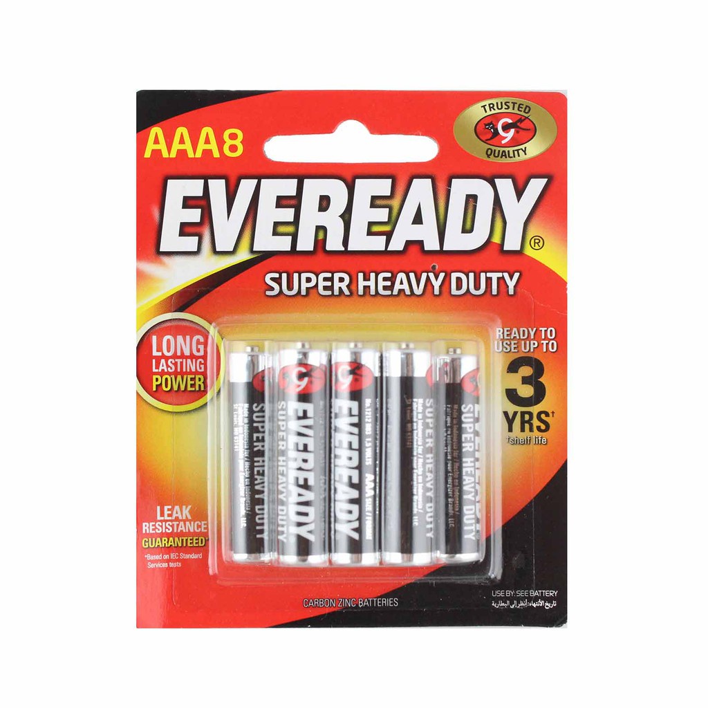 Everyday Super Heavy Duty Battery AAA (8pcs) 1212BP8M Shopee Malaysia