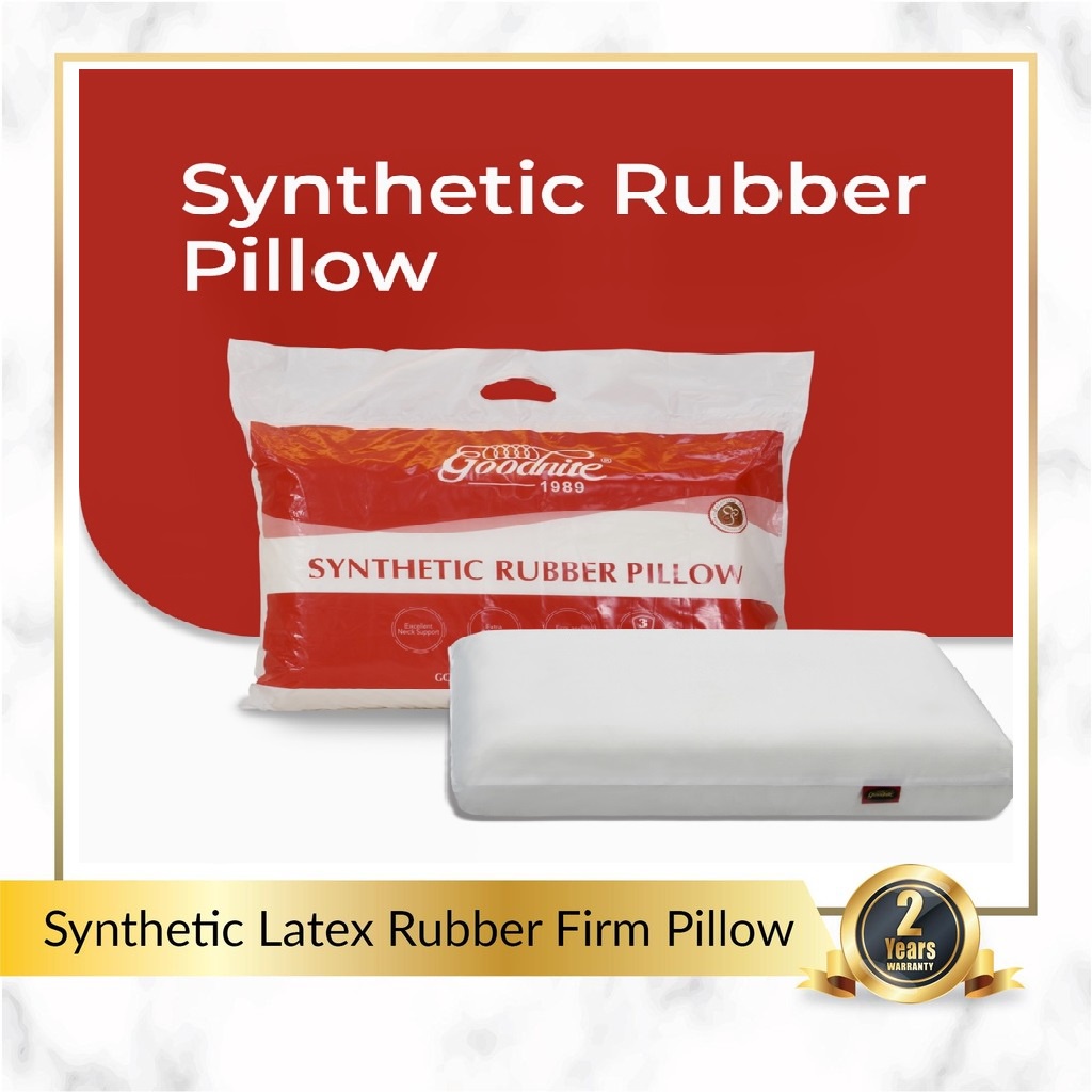 [ BEST DEAL ] Goodnite Synthetic Rubber Latex Firm & Bouncy Pillow