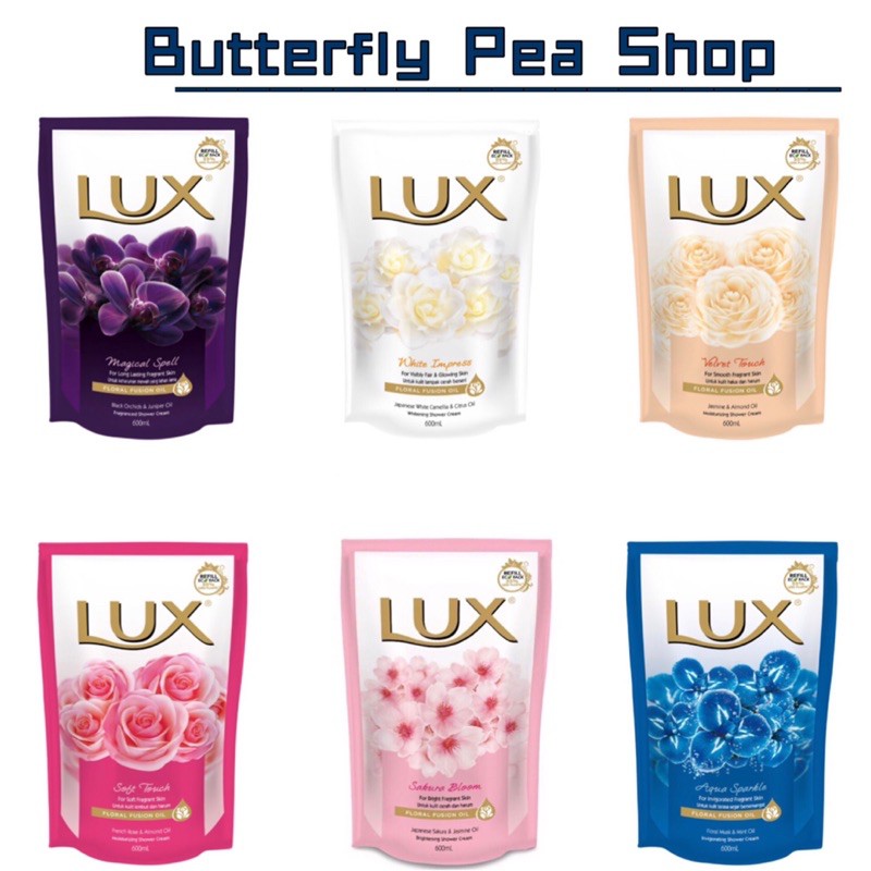 LUX Shower Gel Refill Pack 600ML Shopee Malaysia