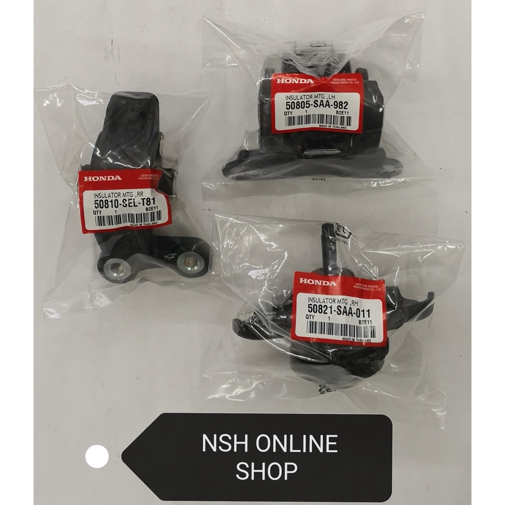 Engine Mounting Set (HONDA OEM) for Honda City SEL Jazz SAA GD (IDSI