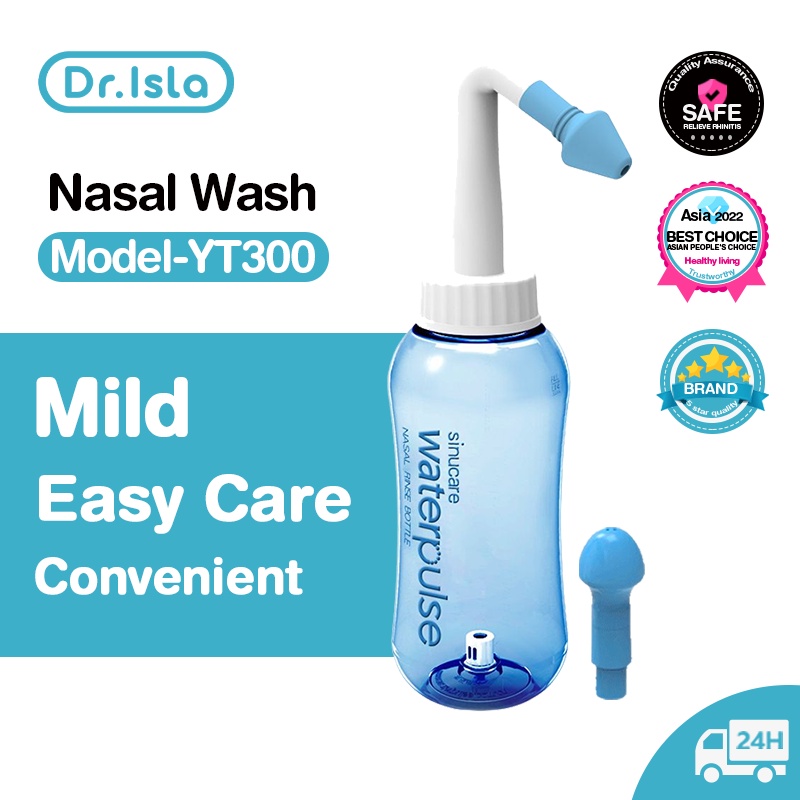 Dr.Isla Nasal Wash System Neti Pot Cleaner Irrigation for Allergic