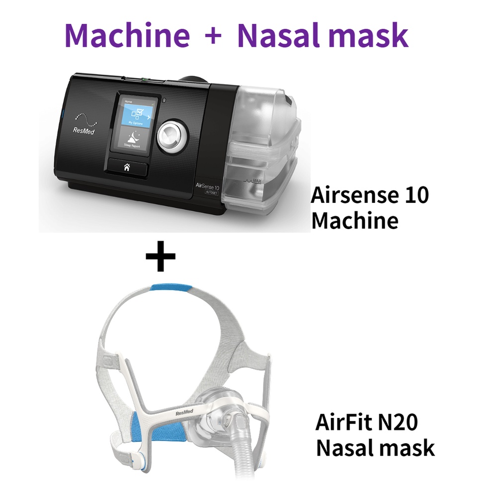 ResMed Airsense 10 Autoset (machine) & AirFit N20 (Nasal mask) Shopee Malaysia