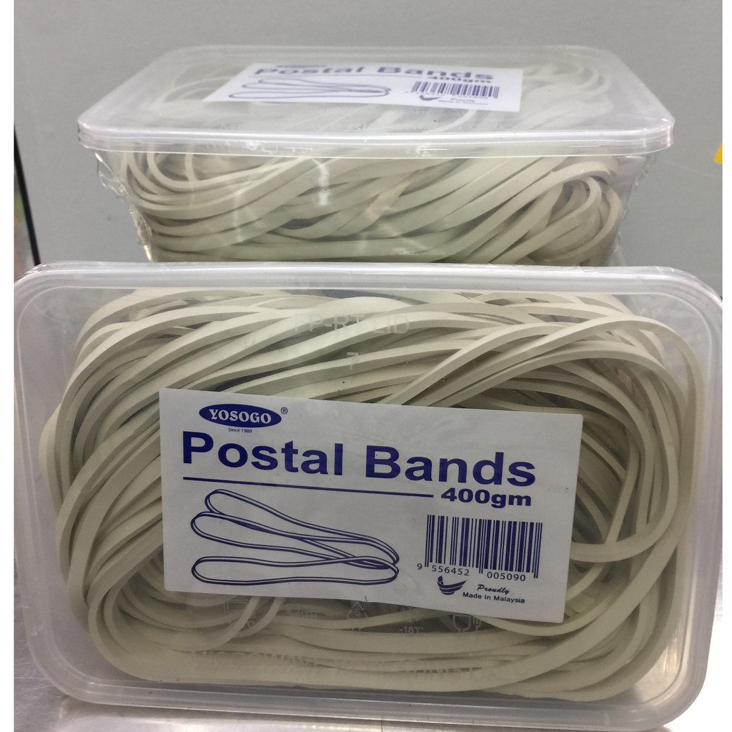 Postal Rubber Bands YOSOGO White Color Heavy Duty Elastic