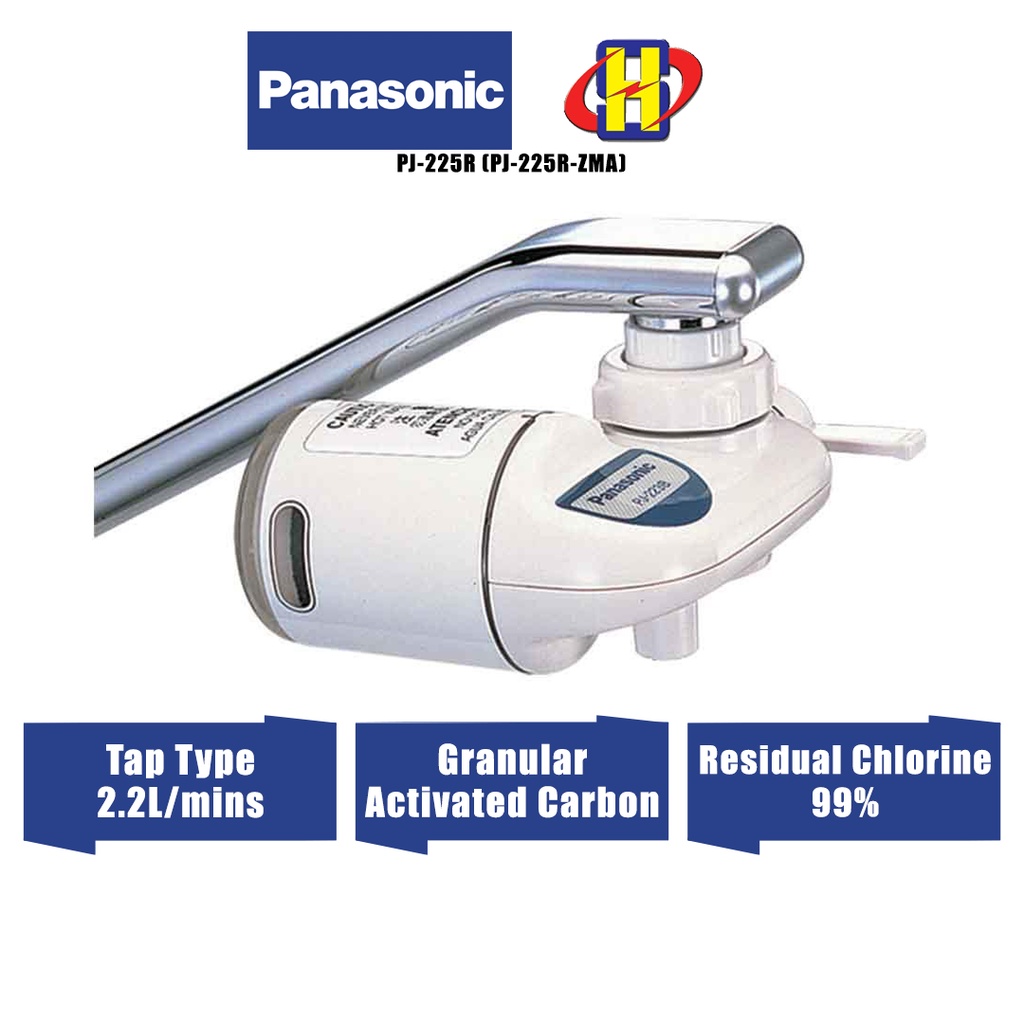 Panasonic Water Purifier (Tap Type)(2.2L/mins) Granular Activated Carbon Filter PJ225R (PJ225R