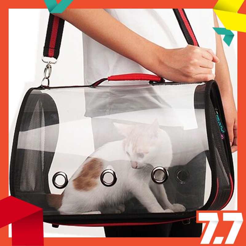 Japanese Full Transparent Carrier Pet Bag Shopee Malaysia