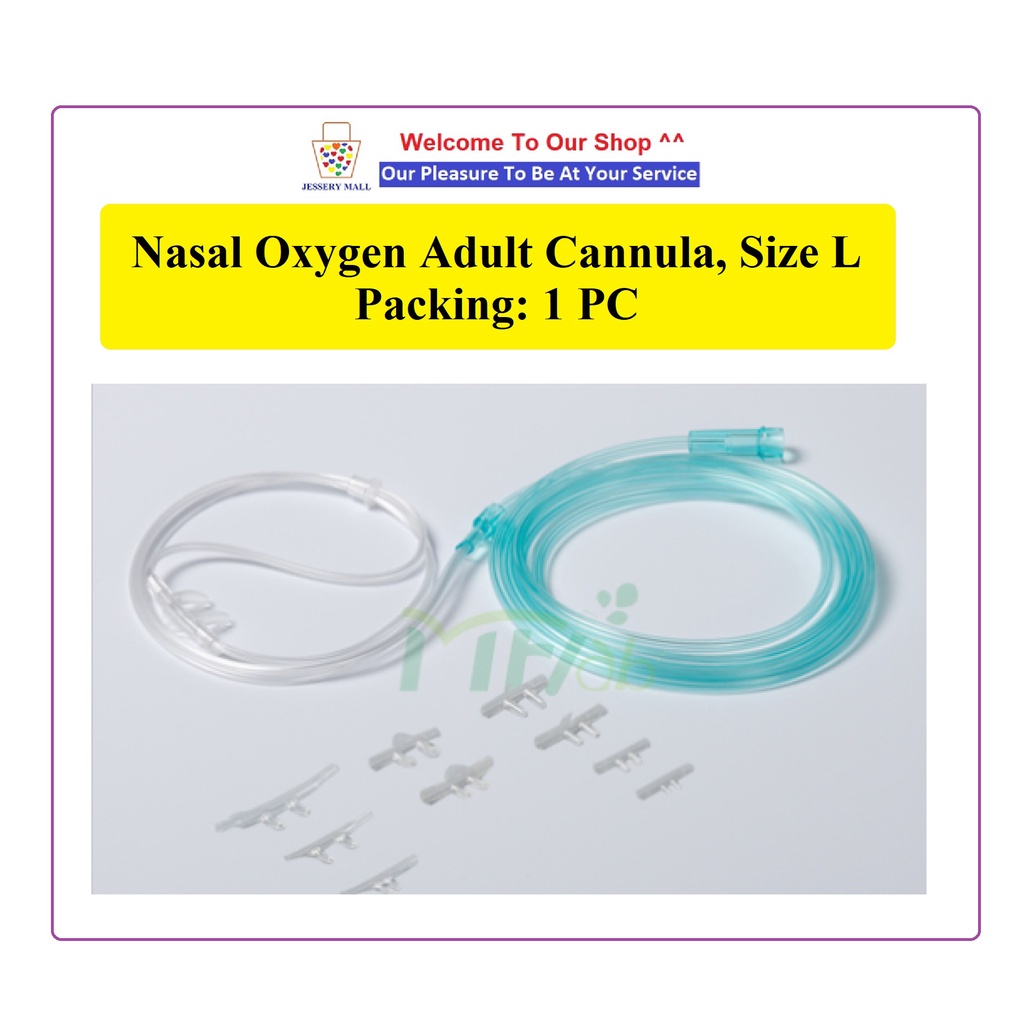 Nasal Oxygen Adult Cannula, Size L (Packing 1 Piece) Shopee Malaysia