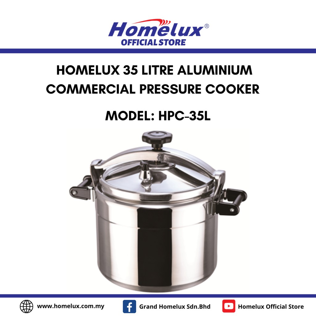 HOMELUX PREMIUM GRADE COMMERCIAL PRESSURE COOKER FOR RESTAURANT / HOTEL