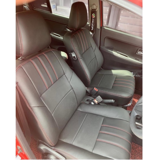 Perodua Bezza Original Leather Seat Cover Sporty design Shopee Malaysia