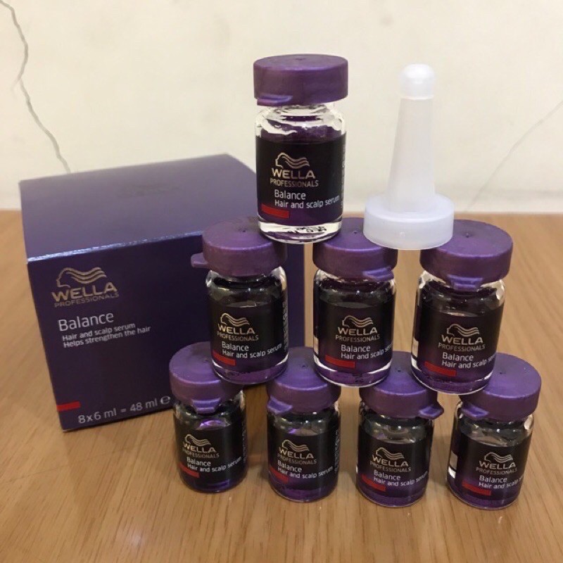 WELLA PROFESSIONAL BALANCE ANTI HAIR LOSS SERUM SCALP TONIC AMPOULES