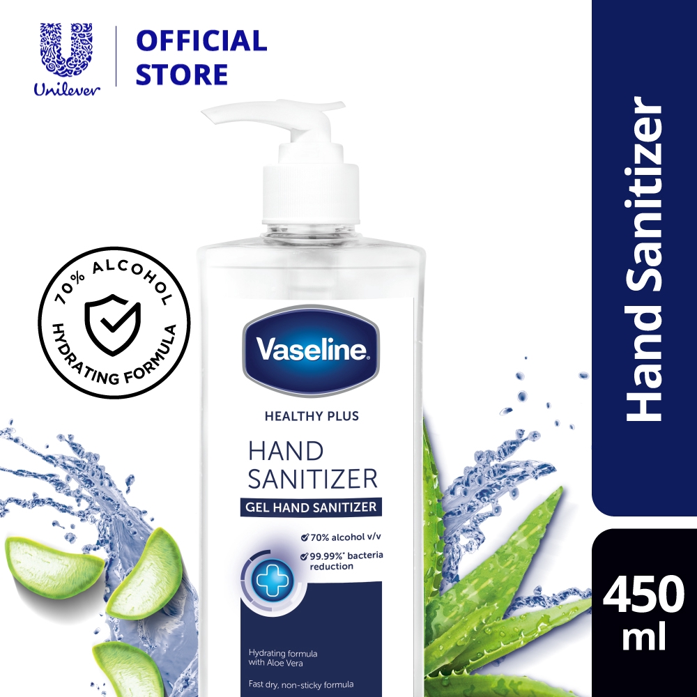 Vaseline Healthy Plus Hand Sanitizer 450ml Shopee Malaysia