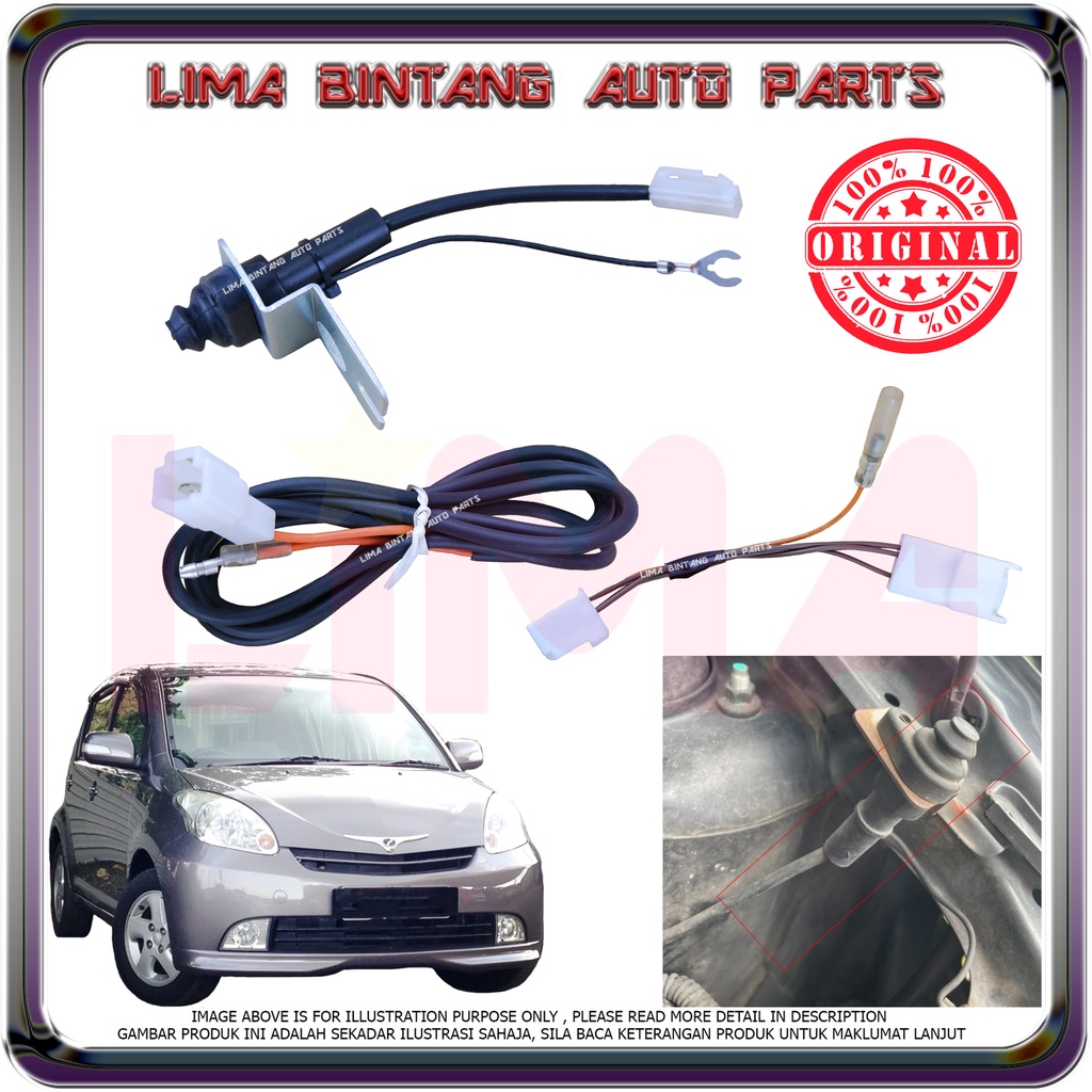 Perodua Myvi Front Switch , Front Hood Stopper Switch
