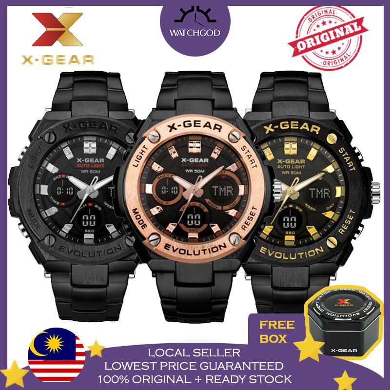 [Original XGEAR] 3788 Military Sports Multifunction Digital Stainless