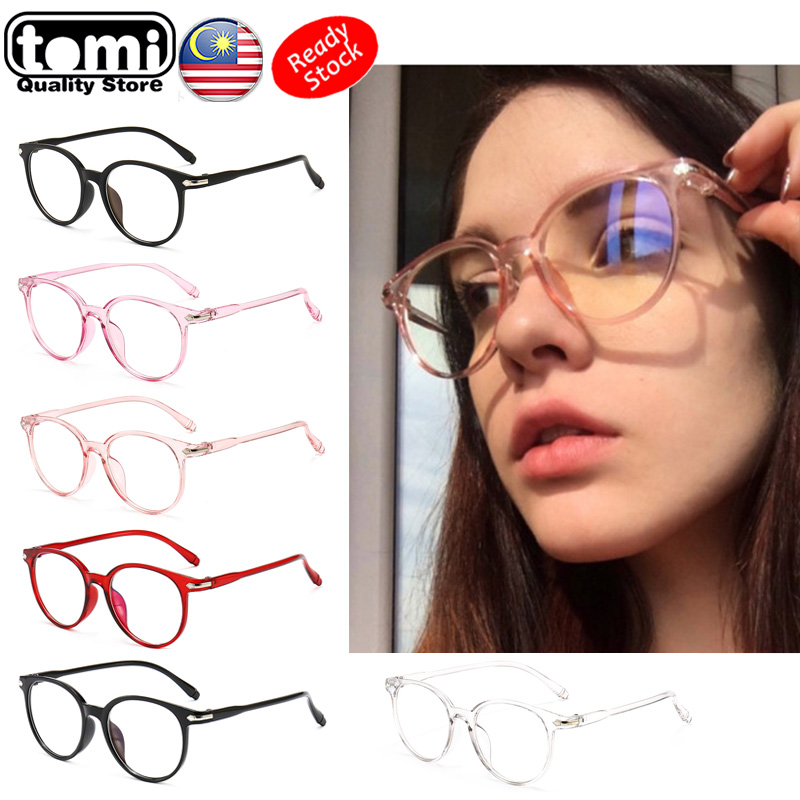 Vintage Round Unisex Eyeglass Frame Bingkai Spek Retro lelaki perempuan