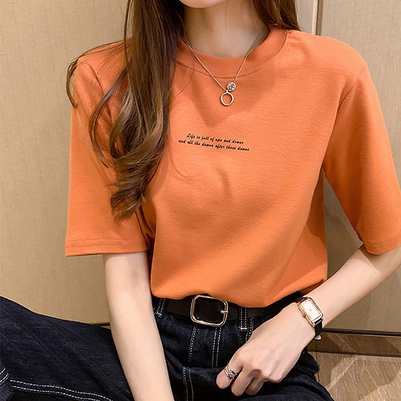 🌈Korean House🌸Shortsleeve tshirt women Clothes 2020 spring new Korean