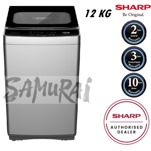 SHARP WASHING MACHINE 12KG ESX1278 Shopee Malaysia