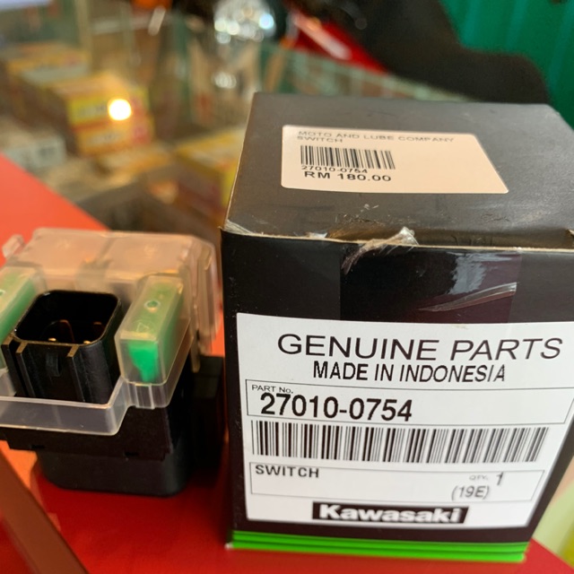 Kawasaki starter relay switch Z250SL Ninja250SL original Shopee Malaysia