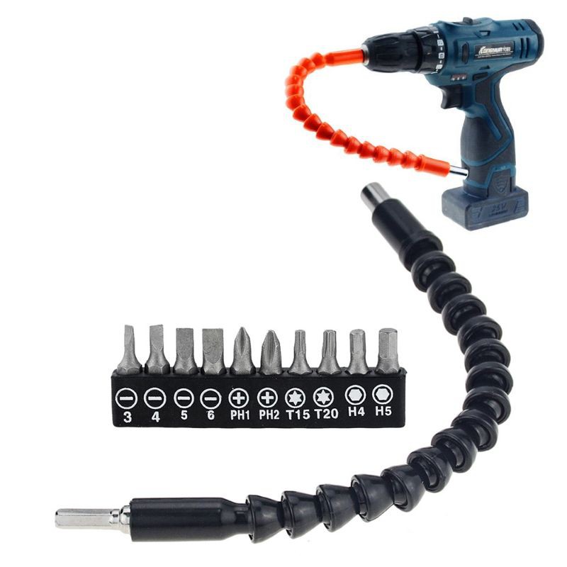 Flexible Shaft Drill Bit Holder for Power Screwdriver Cordless Drill