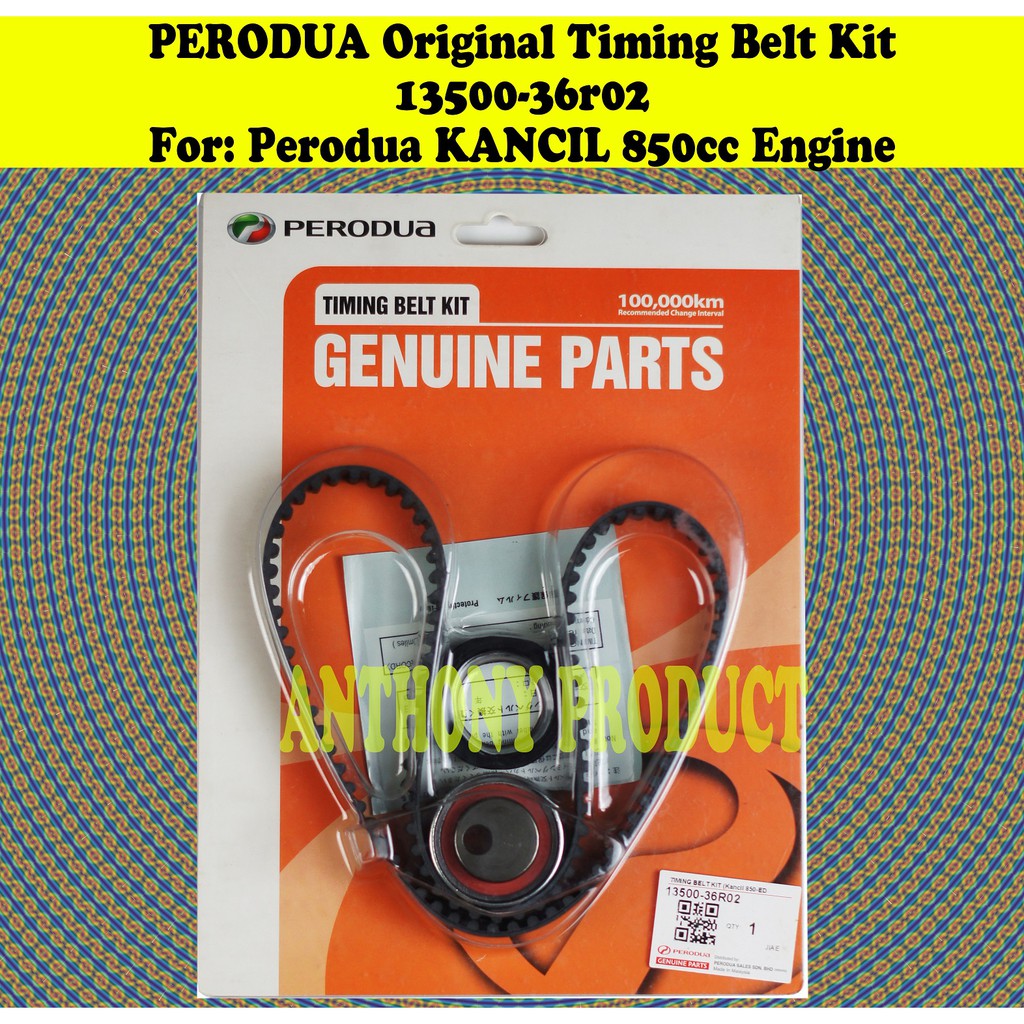 100 Original Perodua Kancil Timing Belt kit 850cc Carb engine 13500