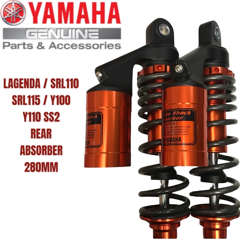 🔥RESTOCK!!BETTER VERSION YAMAHA TANK ABSORBER REAR 280MM ADJUSTABLE