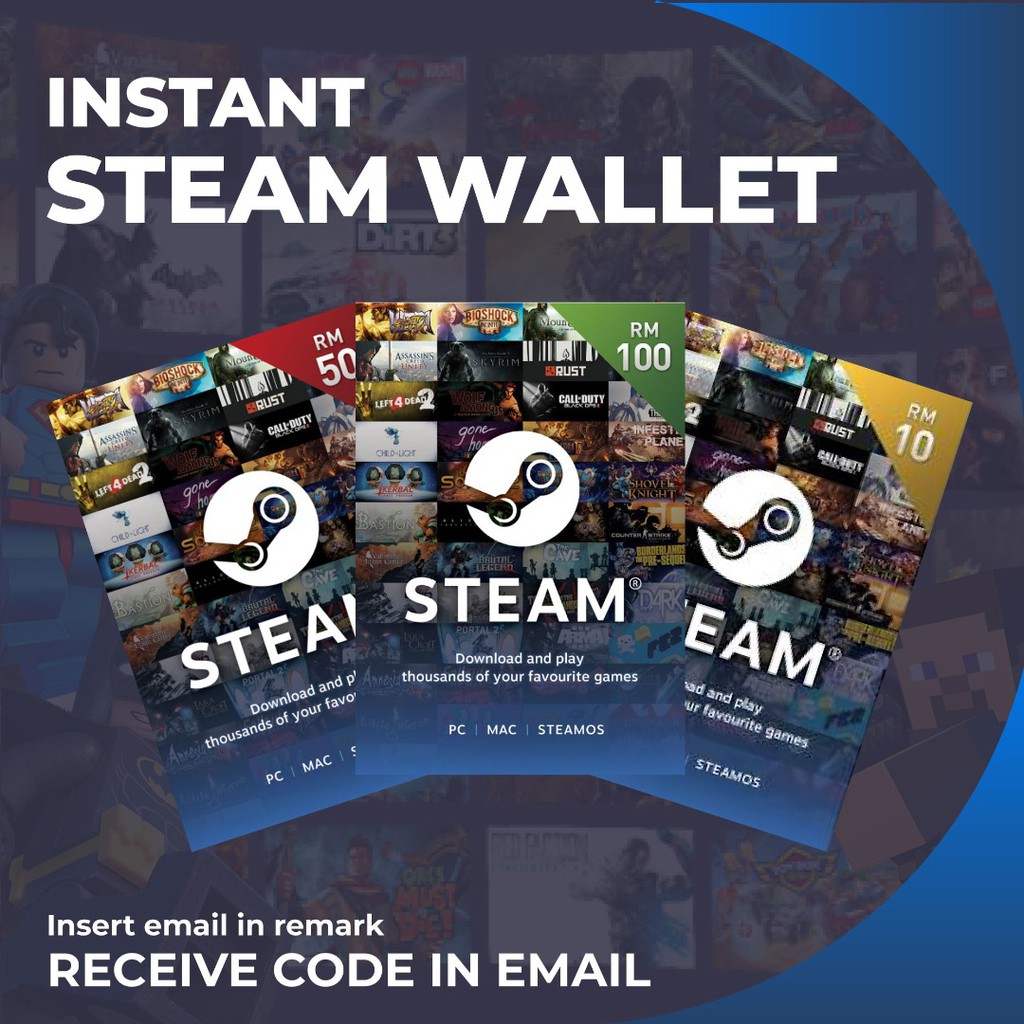 Steam Wallet Code [MYR] Shopee Malaysia