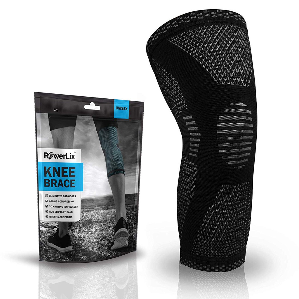 POWERLIX Knee Compression Sleeve Best Knee Brace for Men & Women