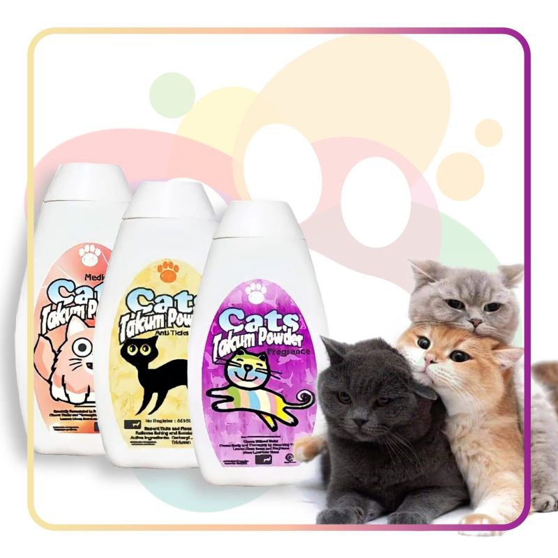 Talcum Powder Cat Powder 100ml Dry Shampoo Shopee Malaysia
